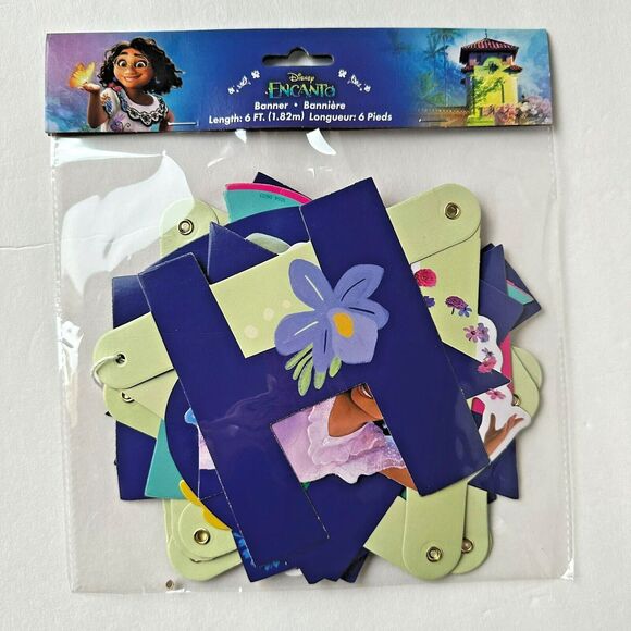 Encanto Birthday Party Decorations Center Piece, Banner & Large Foil Balloon NEW - Picture 7 of 8